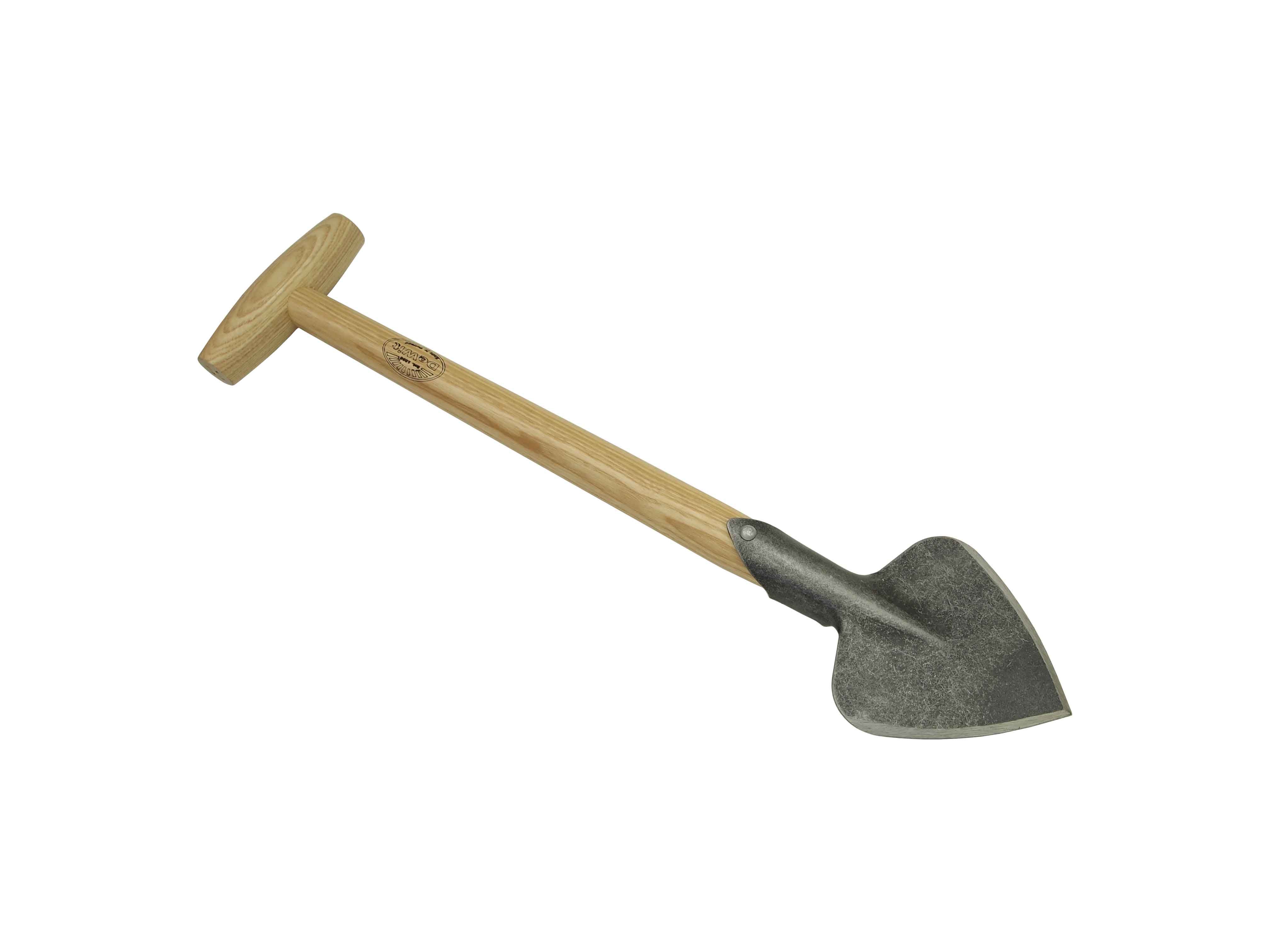 Heartshaped gardeners spade with 40cm T-handle